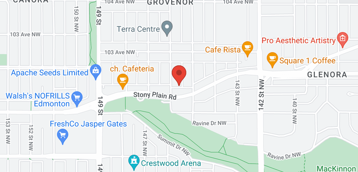 map of 10219 146 ST NW NW